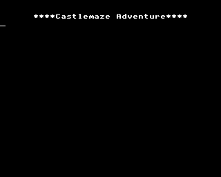 Castlemaze Adventure